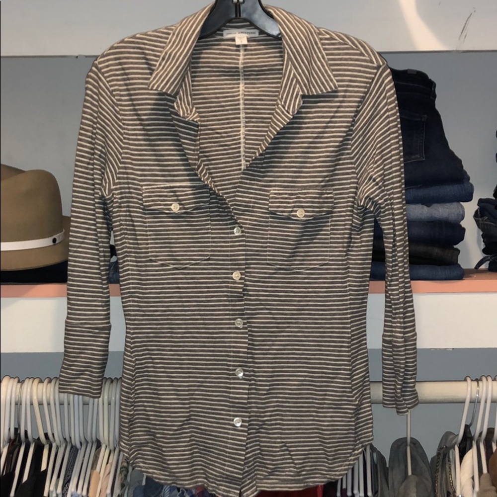 James Perse panel shirt